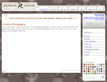 Tablet Screenshot of portfolio.romanzolin.com